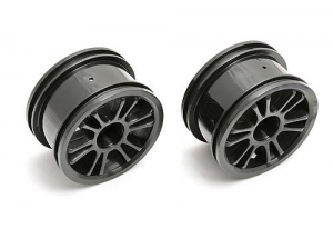 Associated Диски черные с тонкими спицами Narrow Spoked Wheel, black