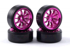 Fastrax Колеса дрифт 1/10 - (10 спиц) 4шт - Purple