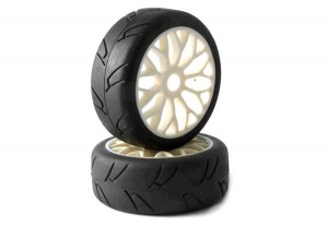 Fastrax Колеса туринг 1/8 Slick (2шт) hex17