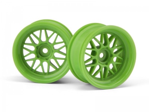 HPI Диски 1/10 - HRE C90 26MM GREEN (6мм /2шт)