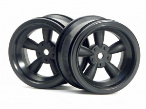 HPI Диски 1/10 - VINTAGE 5 SPOKE 31MM (WIDE) BLACK (6MM OFFSET) 2шт