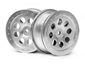 HPI Диски MINI-TROPHY ST-8 MATTE CHROME (0mm OFFSET/2шт)