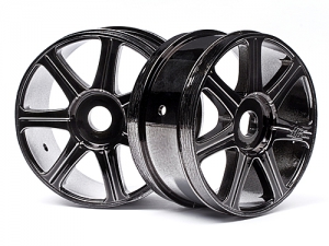 HPI Диски багги 1/8 - HB EDGE (Black Chrome)  2шт