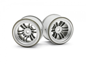 HPI Диски колес передние F1 - FT01 PRECISION WHEEL SET (SILVER/FRONT/2шт)