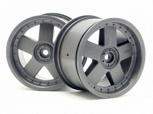 HPI Диски колесные (Трак 1/8) - GT 5 / GREY / HEX14mm / 83X56MM (2шт)
