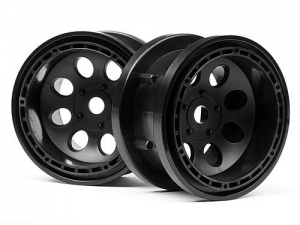 HPI Диски колесные трак 1/10 - ROCK 8 BEAD LOCK BLACK (55x36mm/2шт)