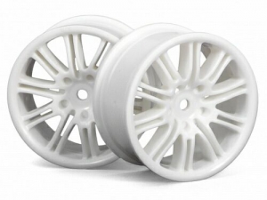 HPI Диски туринг 1/10 - 10 SPOKE MOTOR SPORT 26MM БЕЛЫЕ (2шт)