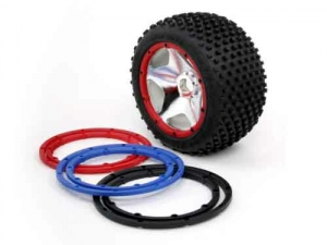 HPI Кольца крепления шин на диски 1/5 (RED/ For 2 Wheels)