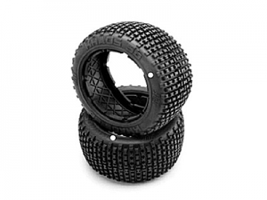 HPI Шины 1/5 задние - HB KHAOS (White/ medium) 2шт