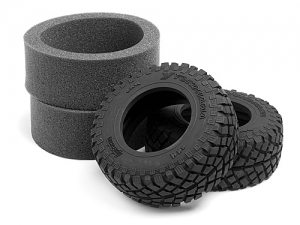 HPI Шины со вставками шорткорс 1/8 - YOKOHAMA GEOLANDAR D COMPOUND (2компл)