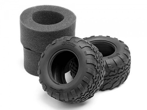 HPI Шины трак 1/10 - GT2 D COMP (2.2in/109x57mm) 2шт + вставки
