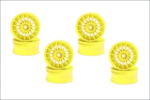 Kyosho Aero 24 Wheel(15-Spork/Fluorescence Yell