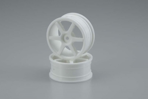 Kyosho Wheel(6-Spoke/White/24mm)
