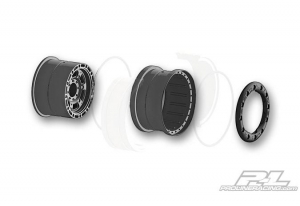 Proline Диски для краулеров Titus 1.9" Black/Black Bead-Loc (без грузов/ hex12mm) 2шт