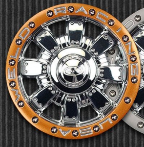 Proline Диски колесные (Трак 1/8) - 40 Series / HEX23mm / HD Commando Beadlock Chrome/Gold / 2шт