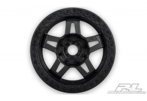 Proline Диски трак 1/8 - Tech 5 / 3.8” (40 Series/ Black /2.75” wide/ Zero Offset/ hex17mm) 2шт