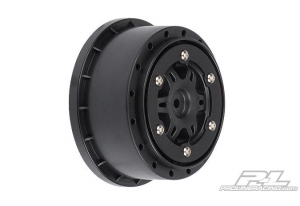 Proline Диски шорт 1/10 - Split Six 2.2"/3.0" Black/Black Bead-Loc Rear (for SC10) 2шт