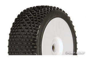 Proline Колеса в сборе багги 1/8 - Bow-Tie V3 M2 БЕЛЫЙ Диск (2шт)