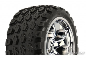 Proline Колеса в сборе трак 1/10 - Dirt Hawg 2.8" (30 Series) All Terrain (2шт) хром/ Nitro Rear/Electric Front