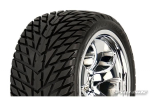 Proline Колеса в сборе трак 1/10 - Road Rage M2 2.8" (30 Series) Street (2шт) хром/ Electric Rear