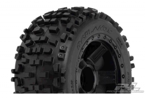 Proline Колеса в сборе трак 1/8 - Badlands 3.8" (1/2 Offset/ hex17mm) 2шт
