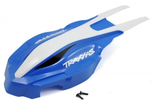 Traxxas Корпус квадрокоптера ATON синий, передняя часть