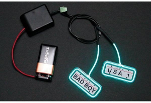 RC NEON Неоновая подсветка  License Plate - Yellow