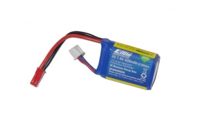 E-Flite Li-pol 7.4V 400mAh, 30C, 2s1p, JST