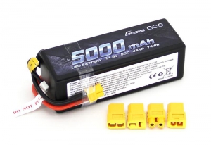 Gens Ace Аккумулятор Li-Po - 14.8В 5000мАч 50C (4S, Универсальный разъем)