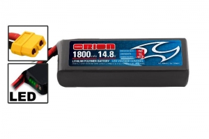 Team Orion Аккумулятор Li-Po 14,8В(4S) 1800mah 75C SoftCase XT60 Racing Drone Battery