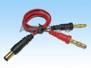 AMASS Кабель зарядки JR (круглый разъем (2.1/5.5мм) - (4мм banana plug) 60cm