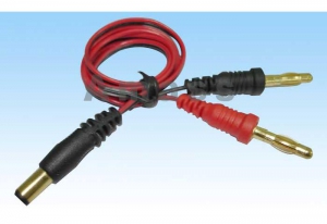 AMASS Кабель зарядки для пульта Р/У - 2.5mm (FUTABA) 60cm, (4мм бананы)