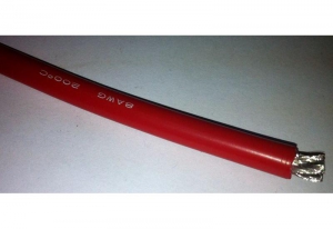 AMASS Провод многожильный 8AWG, RED (1м) 8.37мм2