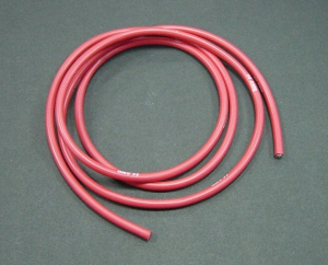 GS Racing Провод силиконовый сеч. 2.1 мм2 Super Silicone 14T Red (1м)