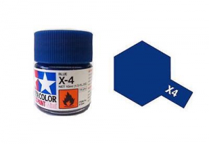 Tamiya Краска для склеиваемых моделей (акрил) X-4 Blue
