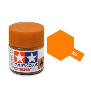 Tamiya Краска для склеиваемых моделей (акрил) X-6 Orange