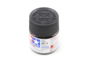 Tamiya Краска для склеиваемых моделей (акрил) XF-1 Flat Black