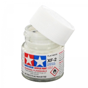 Tamiya Краска для склеиваемых моделей (акрил) XF-2 Flat White