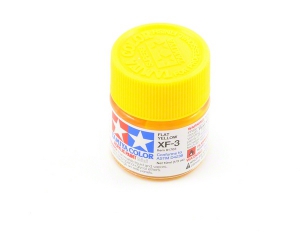 Tamiya Краска для склеиваемых моделей (акрил) XF-3 Flat Yellow