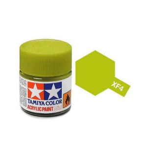 Tamiya Краска для склеиваемых моделей (акрил) XF-4 Yellow Green