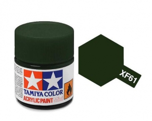 Tamiya Краска для склеиваемых моделей (акрил) XF-61 Dark Green
