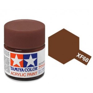 Tamiya Краска для склеиваемых моделей (акрил) XF-68 NATO Brown