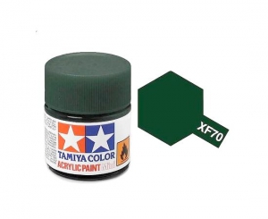 Tamiya Краска для склеиваемых моделей (акрил) XF-70 Dark Green 2