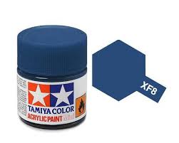 Tamiya Краска для склеиваемых моделей (акрил) XF-8 Flat Blue