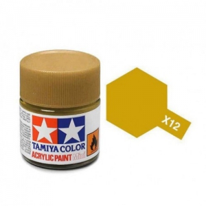 Tamiya Краска для склеиваемых моделей (акрил) X-12 Gold Leaf