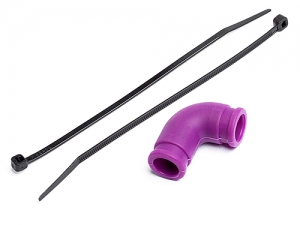 HPI Патрубок фильтра 1/10 - 12X30mm (PURPLE) SILICONE