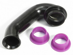 HPI Патрубок выхлопной трубы 1/10 (R EXHAUST ENGINE/U SHAPE/SHORT/BLK)