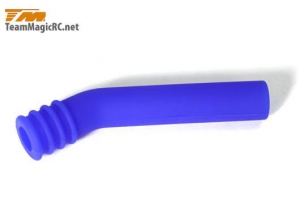 Team Magic Отвод выхлопных газов для 1/8 (Silicone BLUE) длинный