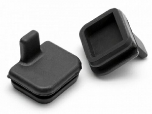 HPI Заглушки резиновые 10X11MM (BLACK) 2шт