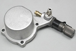 OS Max COVER PLATE ASSEMBLY 25FX - Задняя стенка картера в сборе с топливной иглой и штуцером, для ДВС мотора